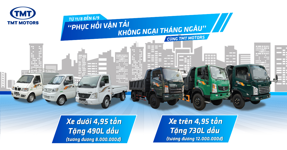 Giá xe tải tháng ngâu TMT DFSK K01 Thái Lan chính hãng đời 2021 | Giá Rẻ Nhất